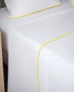 Drap plat Percale de coton | Finition bourdon