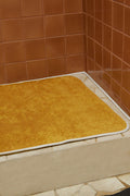 Tapis de bain | Moutarde Liseré Blanc