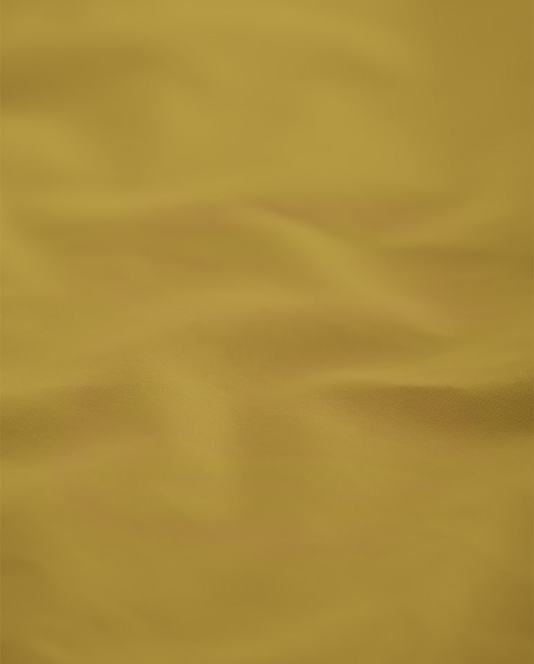 Paire de taies d'oreiller Percale de coton | Vert Bronze Liseré Noir
