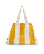 Beach Tote Bag | Gold Yellow / Cream