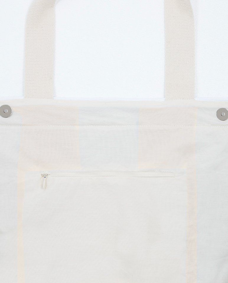 Cabas de plage | Jaune Gold / Crème