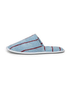 Striped Slippers | Aegean Blue / Burgundy
