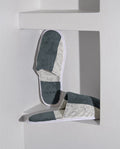 Chaussons en éponge | Gris / Crème