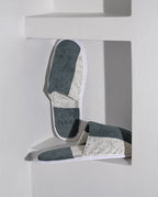 Chaussons en éponge | Gris / Crème