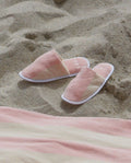 Chaussons en éponge | Rose Nymphe / Crème