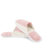 Chaussons en éponge | Rose Nymphe / Crème