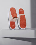 Terry Slippers | Rust / Cream