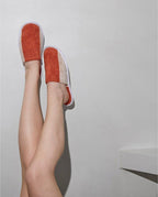 Terry Slippers | Rust / Cream