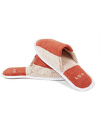 Terry Slippers | Rust / Cream