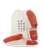 Terry Slippers | Rust / Cream