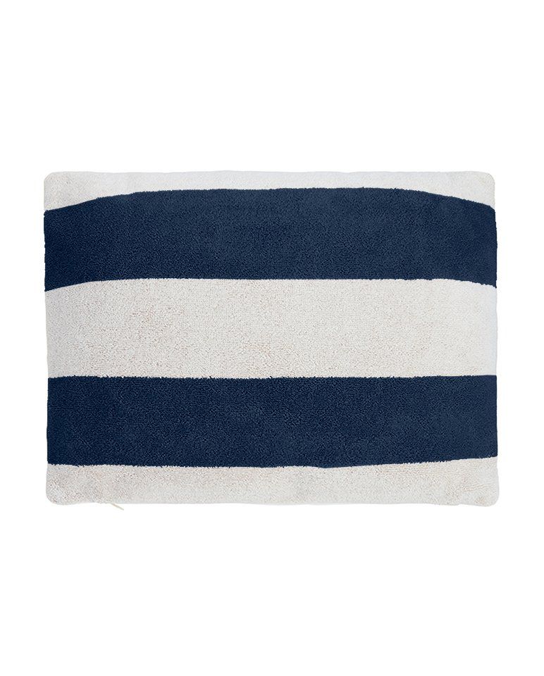 Coussin de plage | Bleu Océan / Crème