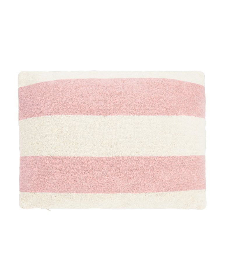 Coussin de plage | Rose Nymphe / Crème