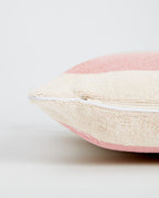 Coussin de plage | Rose Nymphe / Crème