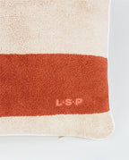 Beach cushion | Rust / Cream