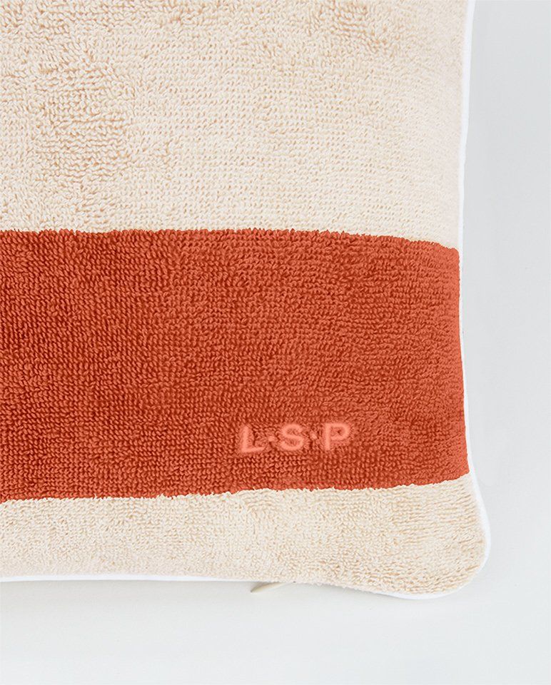 Coussin de plage | Rouille / Crème