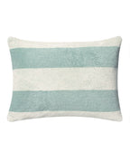 Beach Cushion | Teal / Cream