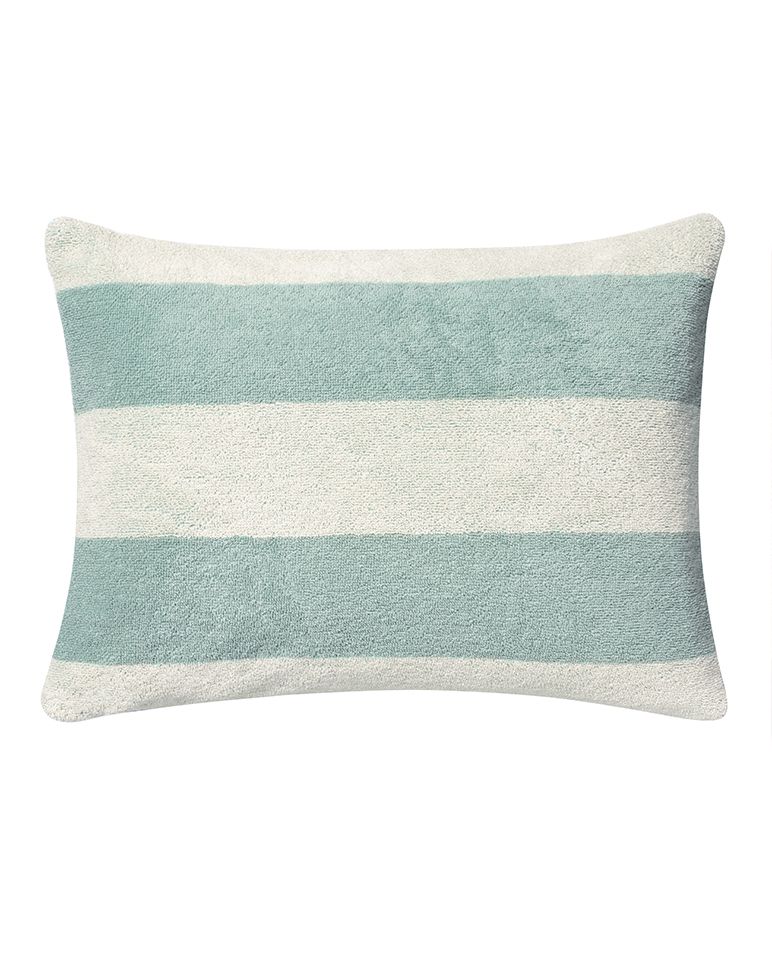Coussin de plage | Vert d'eau / Crème