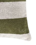 Coussin de plage | Vert Olive / Crème