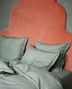 Linen Fitted Sheet | Sage Green