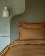 Linen Fitted Sheet | Bronze