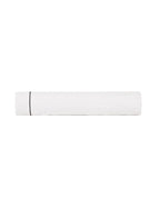 Drap plat en lin | Blanc Bourdon Noir