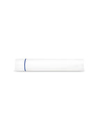 Drap plat en satin | Blanc Bourdon Bleu Cobalt