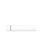 Drap plat en satin | Blanc Bourdon Rouge Basque