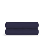 Drap housse Percale de coton | Bleu Nuit