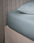 Drap housse Percale de coton | Gris