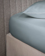 Drap housse Percale de coton | Gris