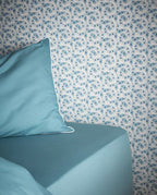 Drap housse Percale de coton | Bleu Chardin
