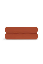 Drap housse Percale de coton | Terracotta