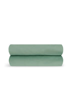 Drap housse Percale de coton | Vert Lichen