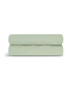 Percale Cotton Fitted Sheet | Almond Green