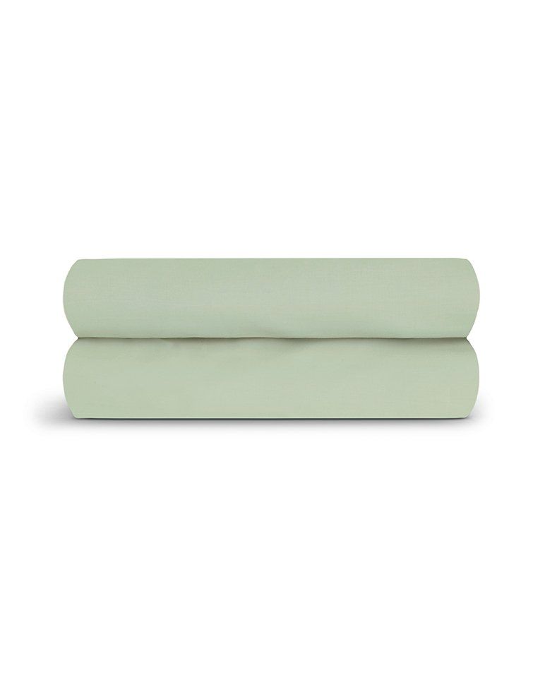 Drap housse Percale de coton | Vert Amande