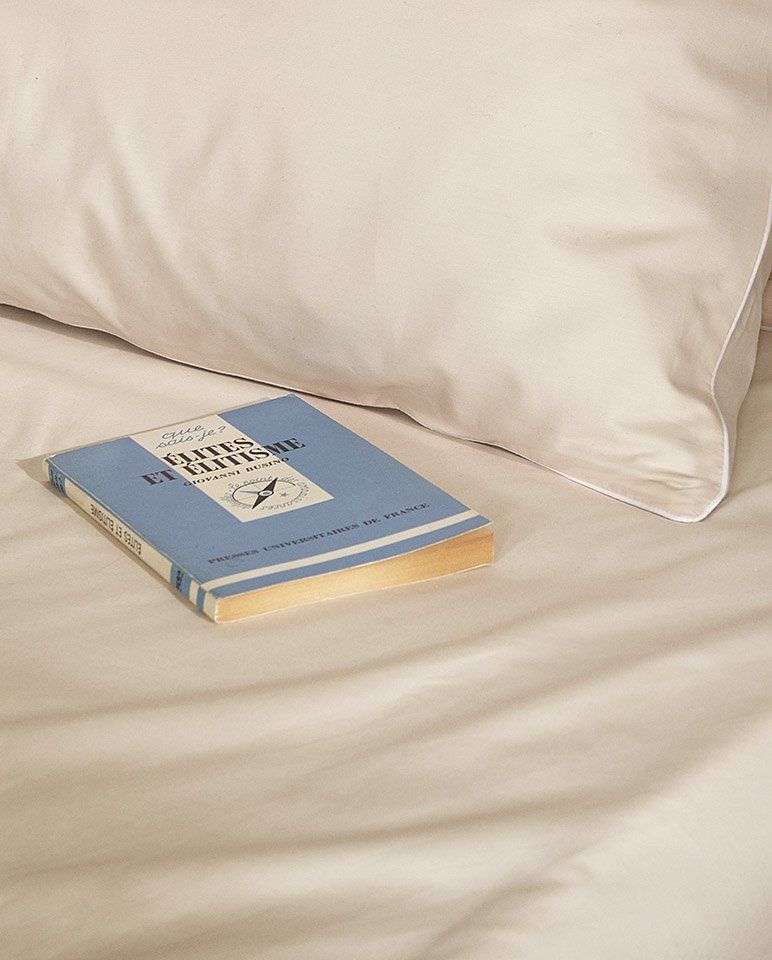 Drap housse Percale de coton | Ecru