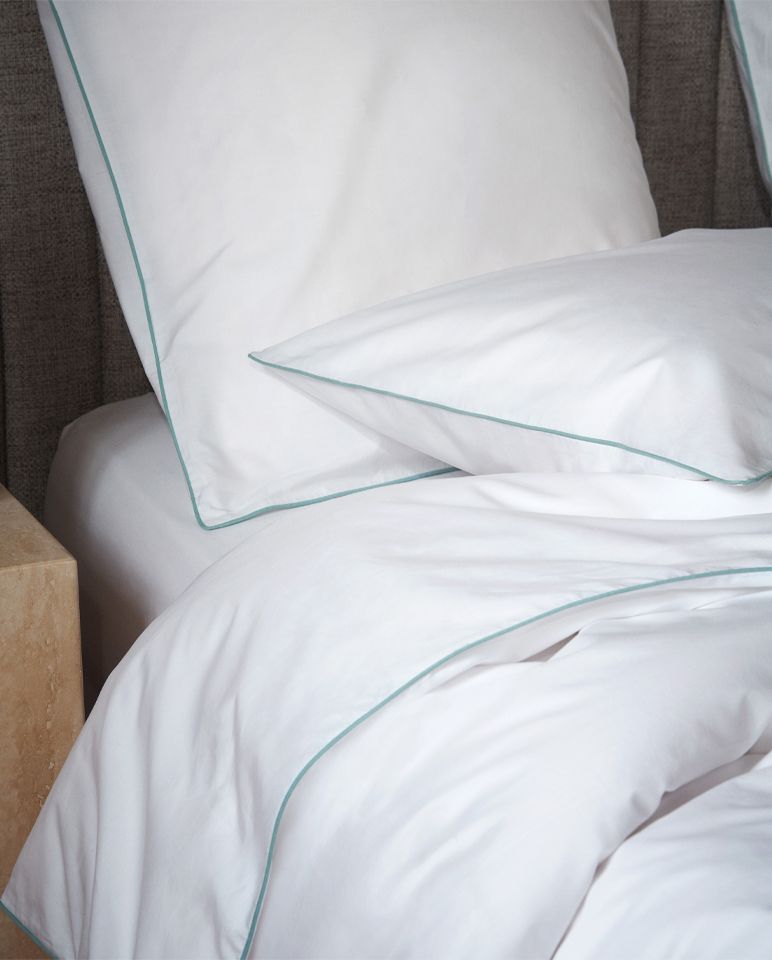 Drap housse Percale de coton | Blanc