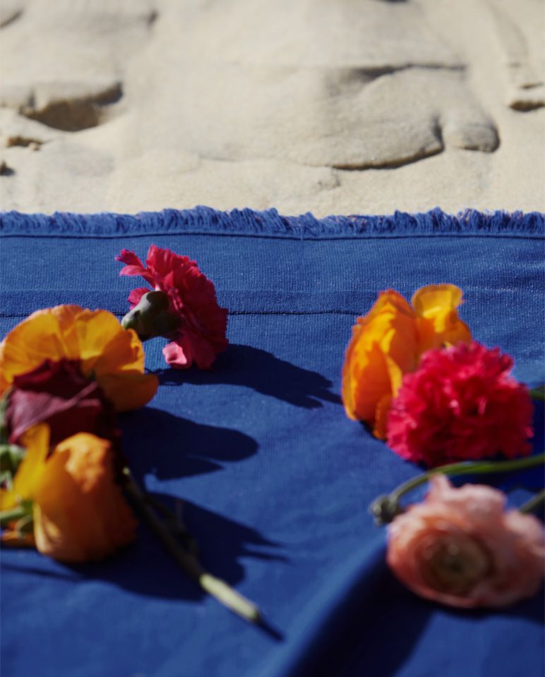 Beach fouta 90x200 | Outremer Blue