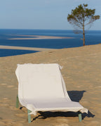 Fouta de plage 90x200 | Crème Perlée