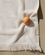 Fouta de plage 90x200 | Crème Perlée