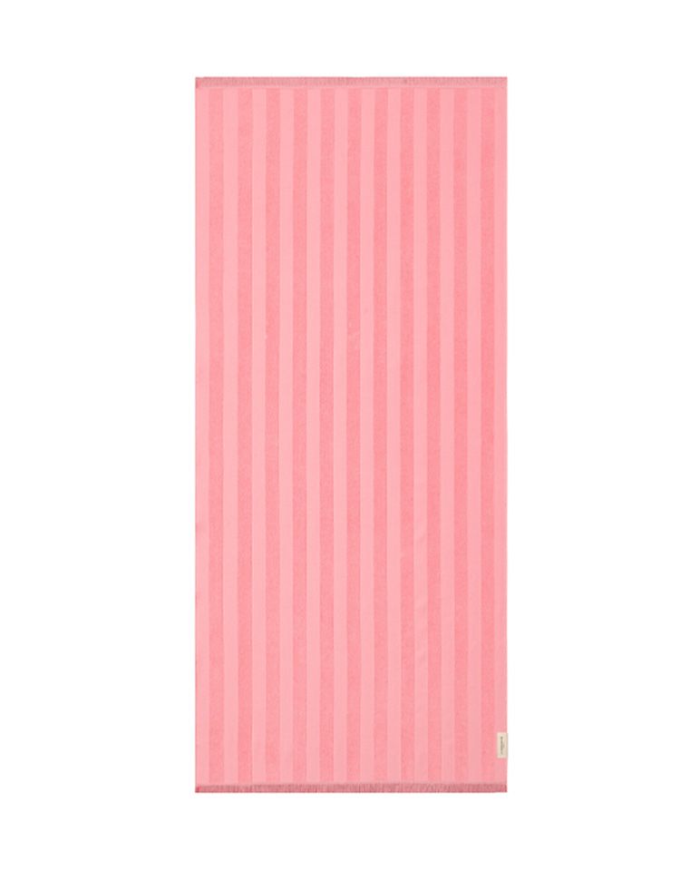 Fouta de plage rayée 90x200 | Rose Venus