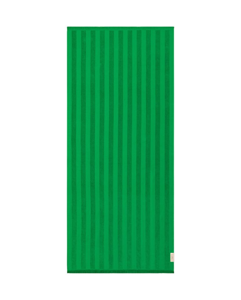 Fouta de plage rayée 90x200 | Vert Pomela