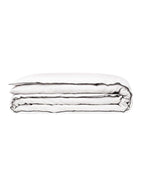 Linen Duvet Cover | White Bumblebee Black