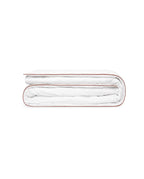 Housse de couette en satin | Blanc Bourdon Rouge Basque