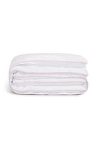 Housse de couette Percale de coton | Blanc Liseré Rose Nymphe