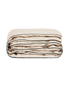 Housse de couette Percale de coton | Ecru Liseré Noir