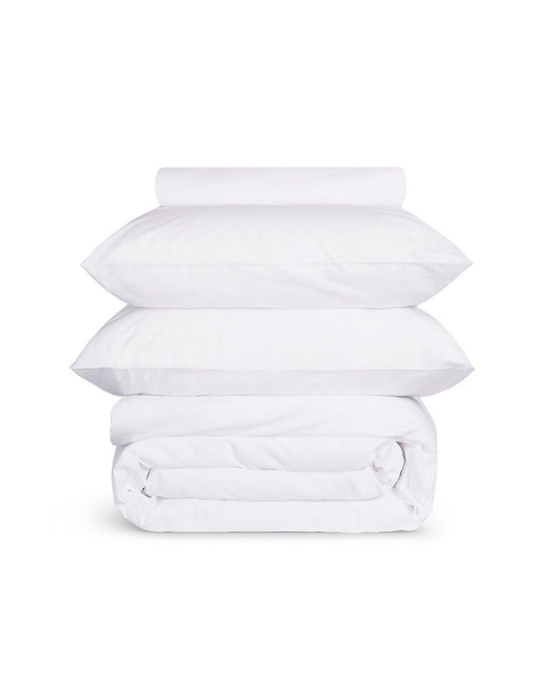 Housse de couette Percale de coton | Blanc
