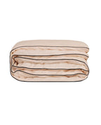 Housse de couette Percale de coton | Nude Liseré Noir