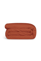 Housse de couette Percale de coton | Terracotta