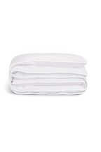 Housse de couette Percale de coton | Blanc Liseré Blanc